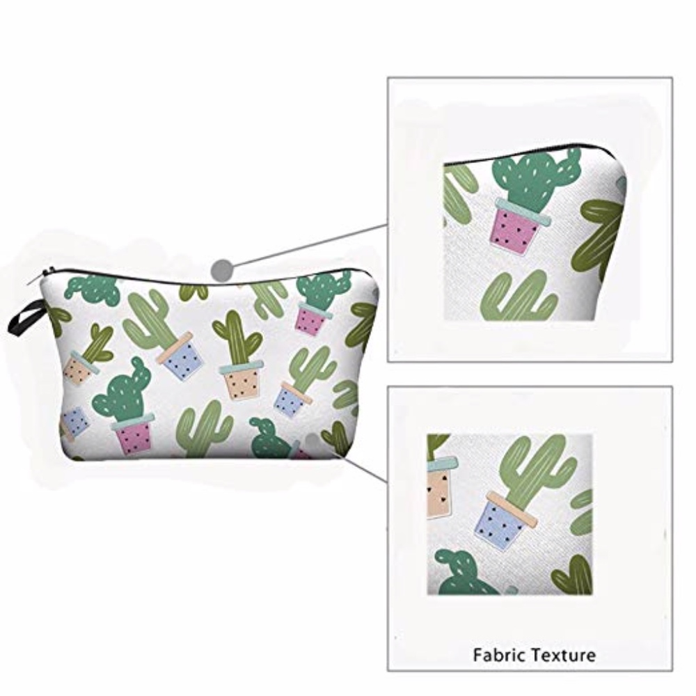 Adorable Cactus Clutch/Makeup Bag NWT - Picture 5 of 8